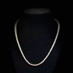 Elegant Sterling Silver Necklace with two matching bracelets